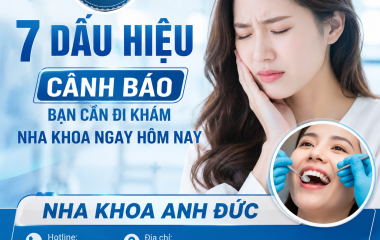7 dấu hiệu cảnh báo bạn cần đi khám nha khoa ngay hôm nay