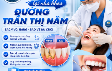 Cạo vôi răng tại nha khoa đường Trần Thị Năm