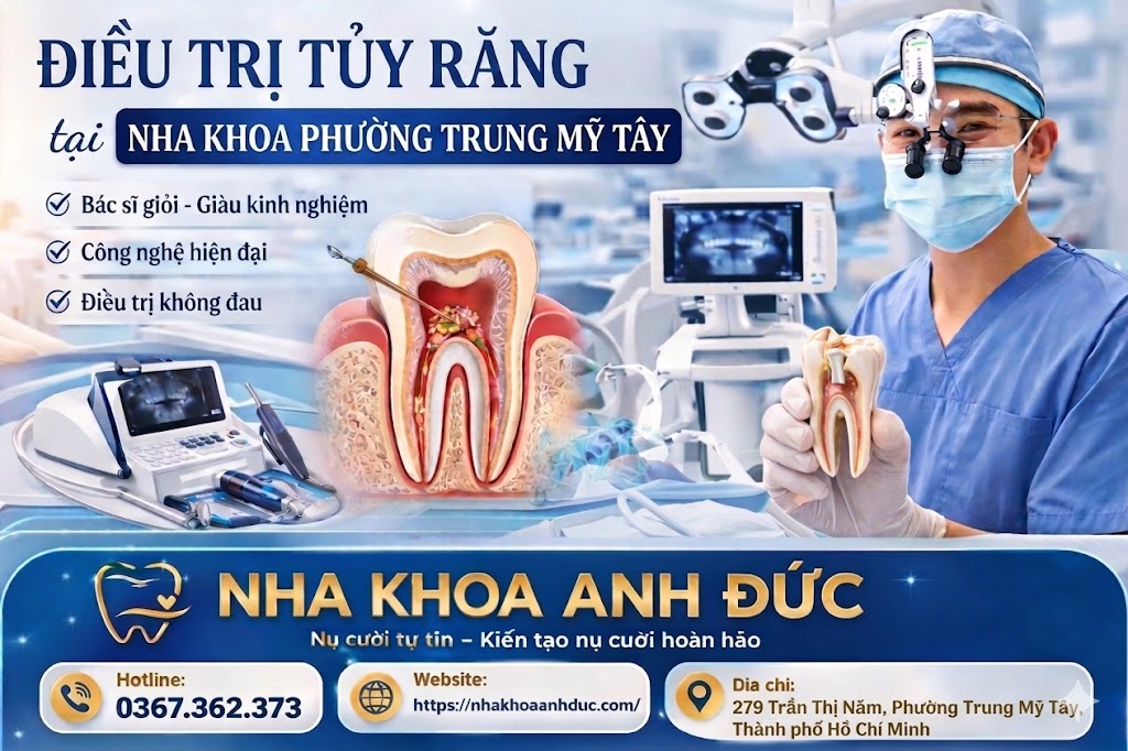 Điều trị tủy răng tại Nha khoa phường Trung Mỹ Tây
