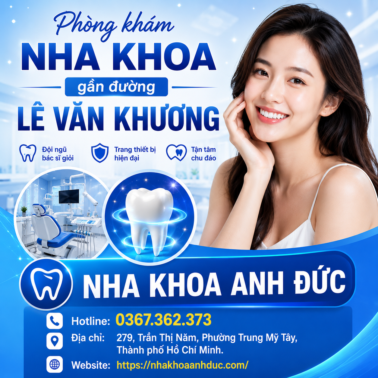 Phòng khám nha khoa gần đường Lê Văn Khương