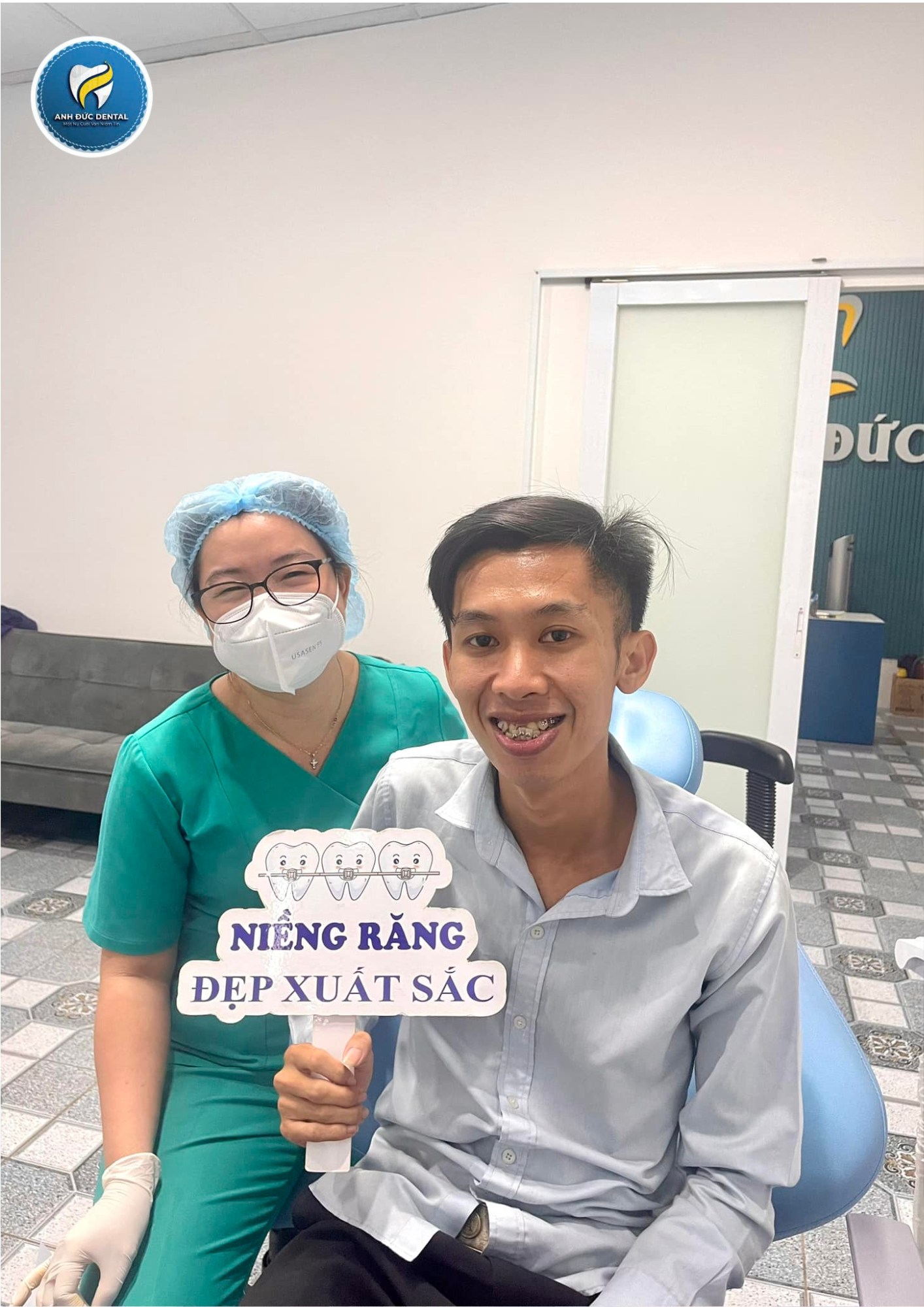 Hình ảnh khách hàng niềng răng tại Nha khoa Anh Đức